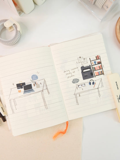 Daily Life of Office Workers | Sticker Sheet