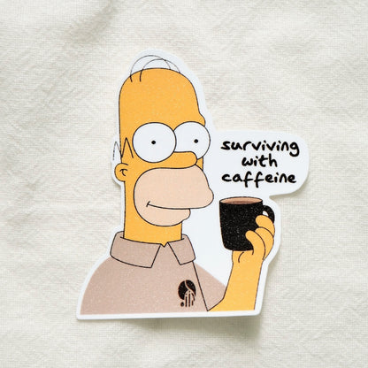 The Simpsons x SanDots Workers (Homer Simpson) | Sticker Flake