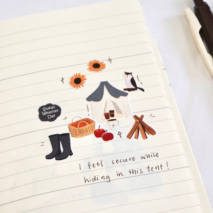Autumn Harvest, Maple Breeze | Sticker Sheet