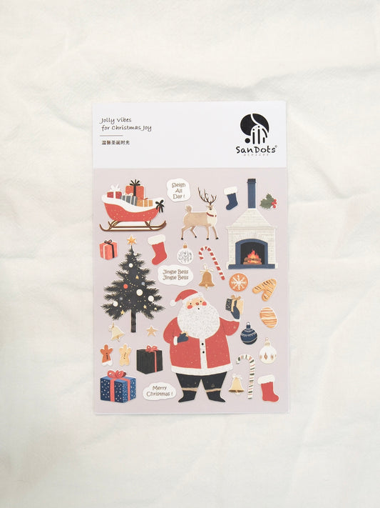 Jolly Vibes for Christmas Joy | Sticker Sheet