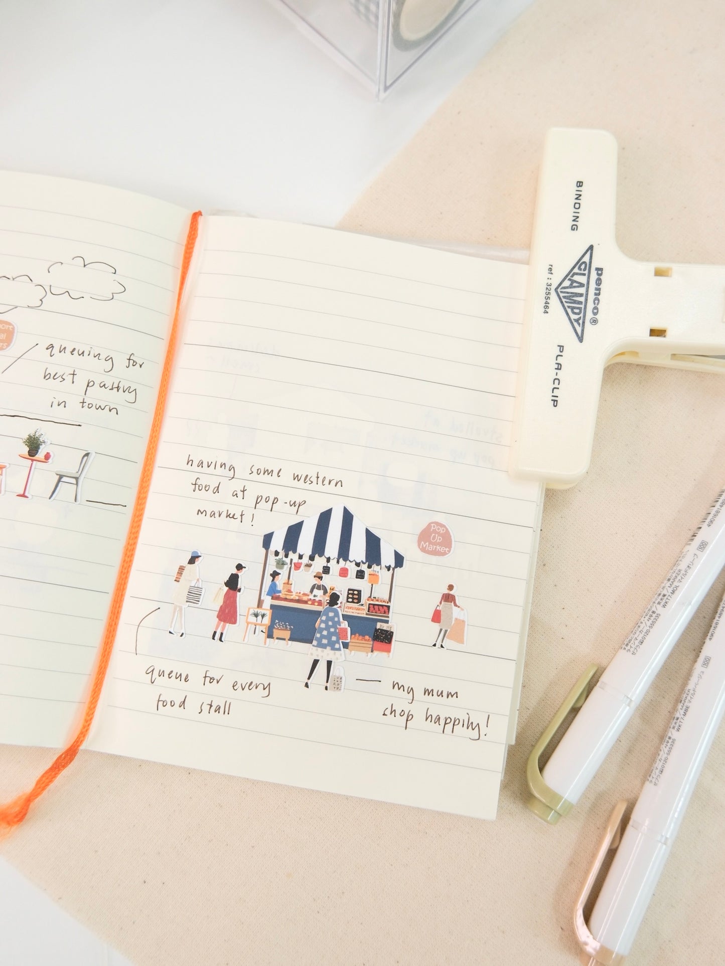 Weekend Pop-Up Market Vibes | Sticker Sheet