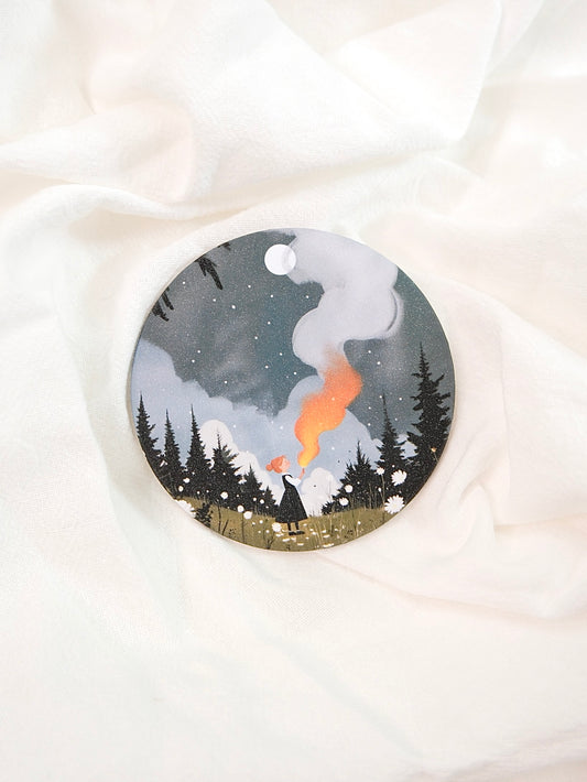 Spark in the Darkness | Pocket Mirror Badge