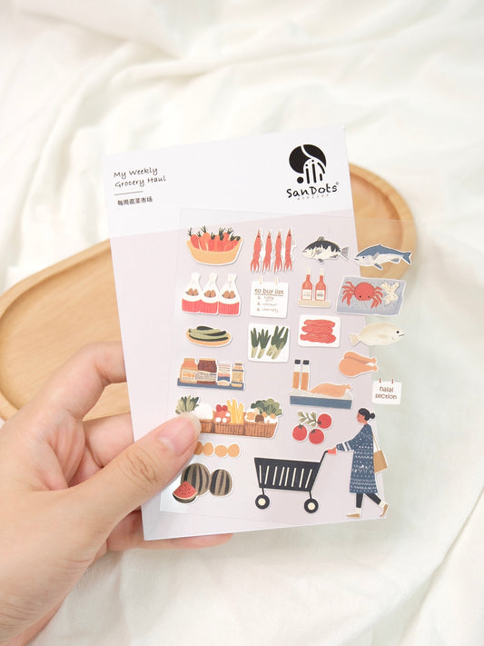 My Weekly Grocery Haul | Sticker Sheet