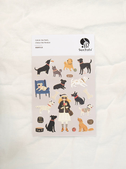 Catch the Ball, Chase the Breeze | Sticker Sheet