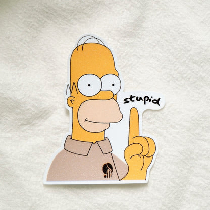 The Simpsons x SanDots Workers (Homer Simpson) | Sticker Flake