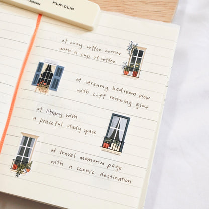 Serene Windows, Stories Beyond Glass | Sticker Sheet