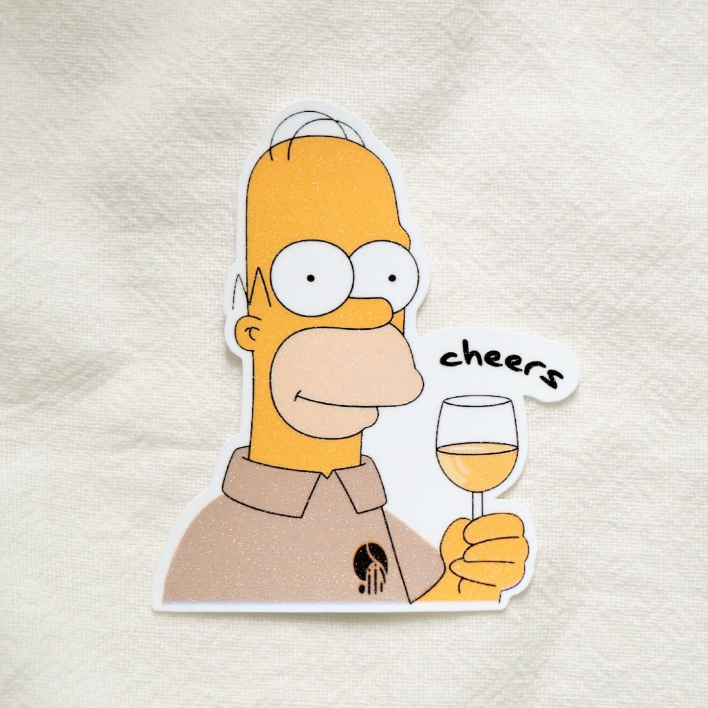 The Simpsons x SanDots Workers (Homer Simpson) | Sticker Flake