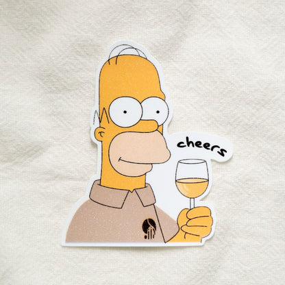 The Simpsons x SanDots Workers (Homer Simpson) | Sticker Flake