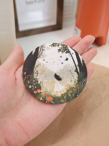 Heart of the Forest | Pocket Mirror Badge