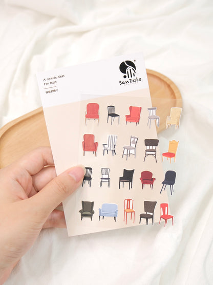 A Gentle Seat For Rest | Sticker Sheet
