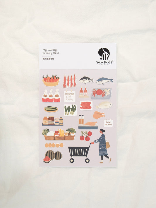 My Weekly Grocery Haul | Sticker Sheet