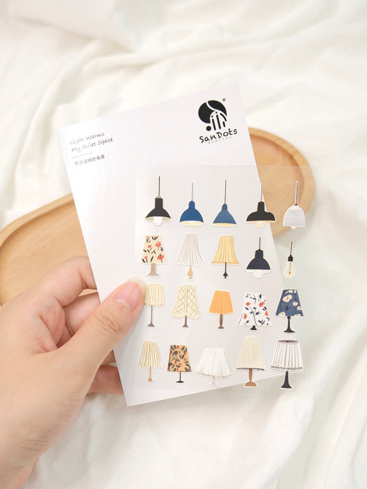 Light Warms My Quiet Space | Sticker Sheet