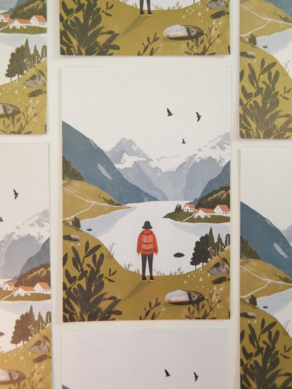 Beyond This Peak | Postcard