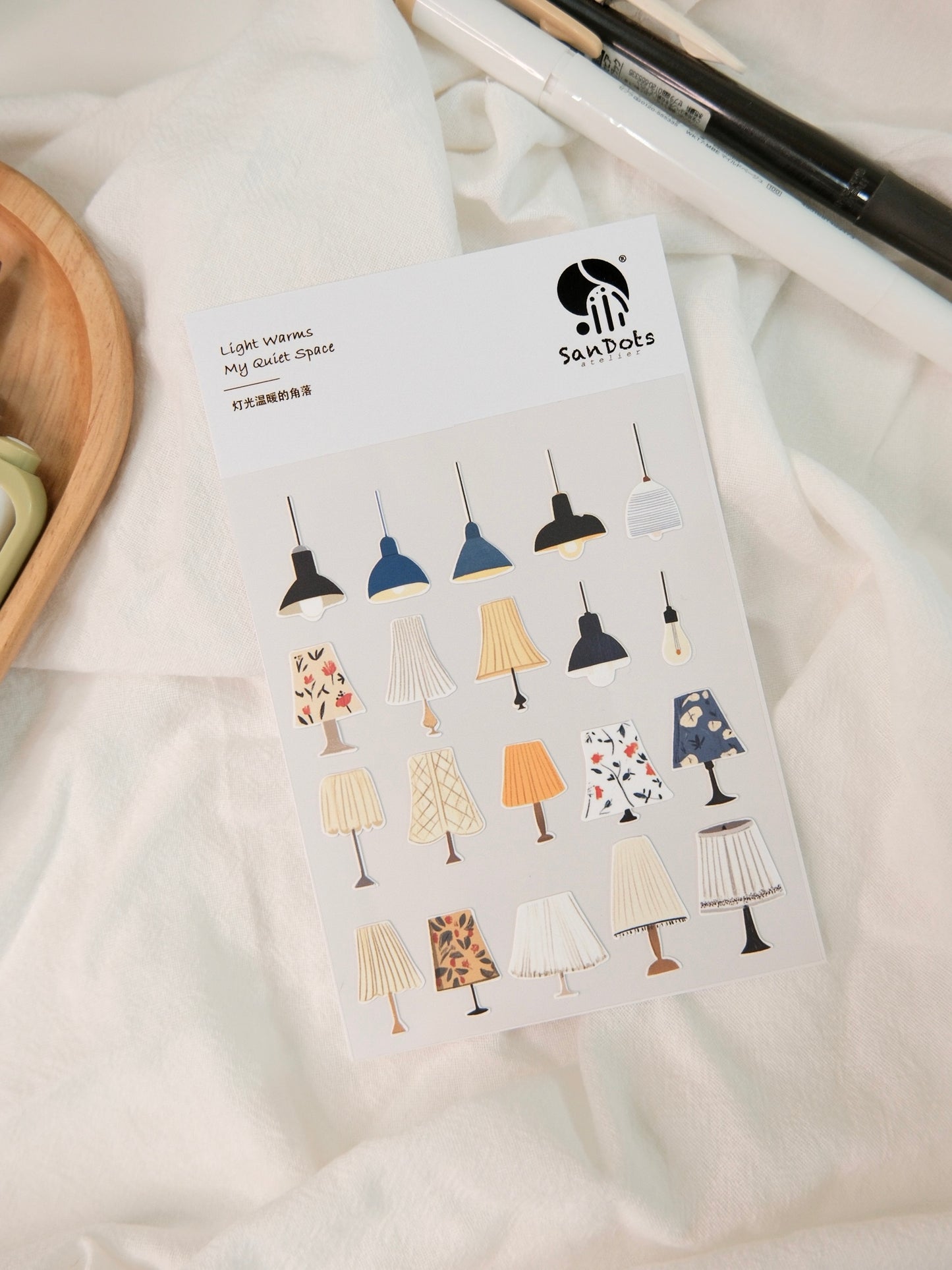 Light Warms My Quiet Space | Sticker Sheet