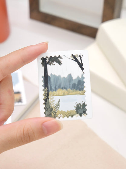 Peace Lives in Small Nature | Sticker Flake