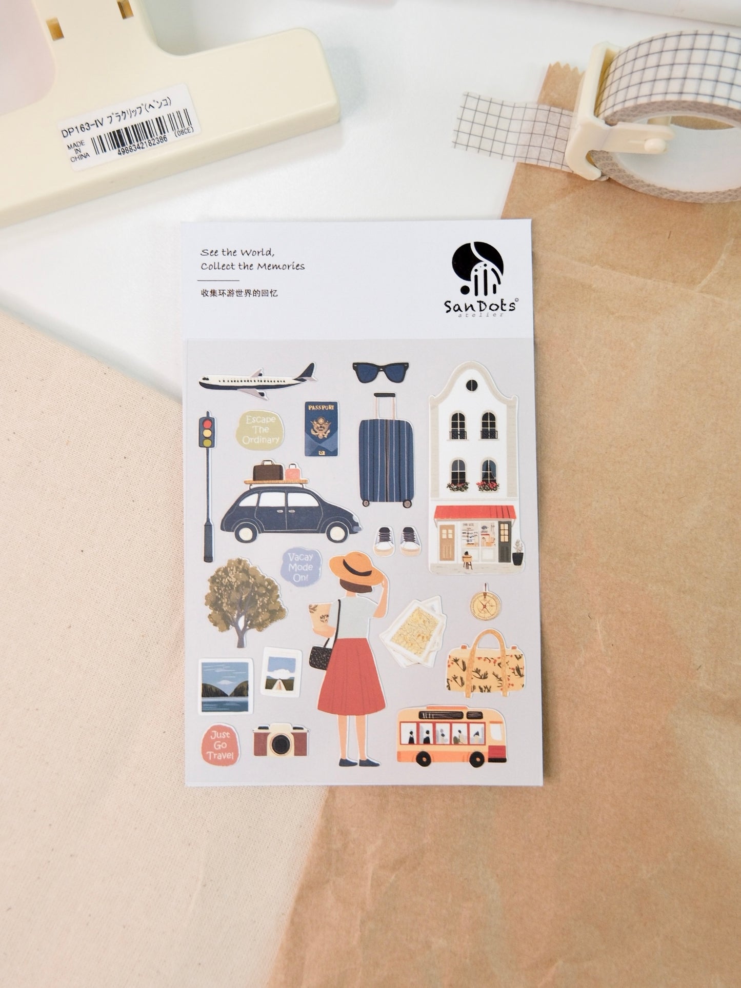 See the World, Collect the Memories | Sticker Sheet