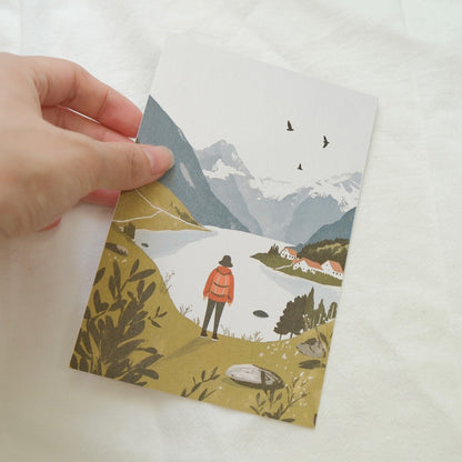 Beyond This Peak | Postcard