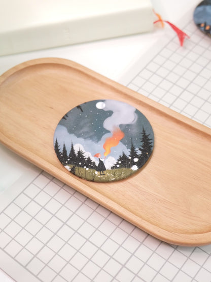 Spark in the Darkness | Pocket Mirror Badge