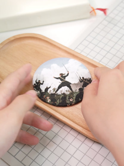 Battle for Becoming | Pocket Mirror Badge