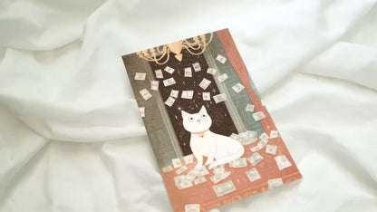 The Prosperity Cat| Postcard