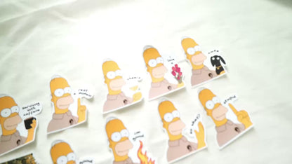 The Simpsons x SanDots Workers (Homer Simpson) | Sticker Flake