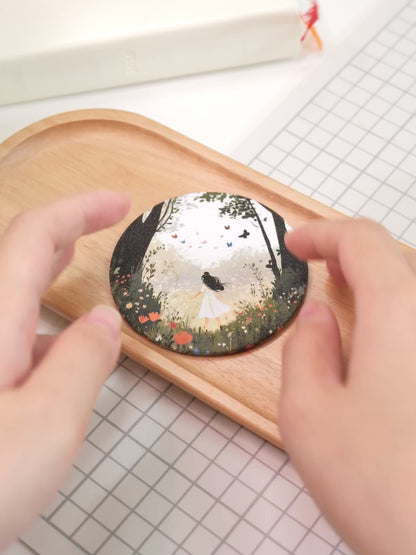 Heart of the Forest | Pocket Mirror Badge